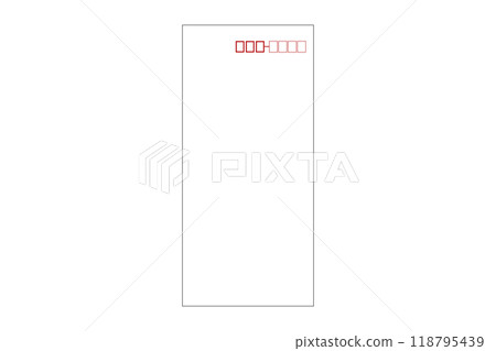 Simple white envelope illustration Simple white envelope illustration 118795439