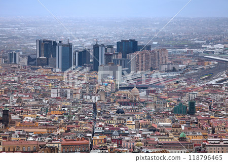 Aerial view of the business district of Centro direzionale in Naples Aerial view of the business district of Centro direzionale in Naples 118796465
