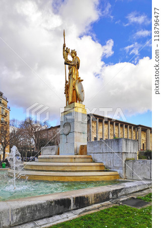The Porte-Doree fountain in Paris The Porte-Doree fountain in Paris 118796477
