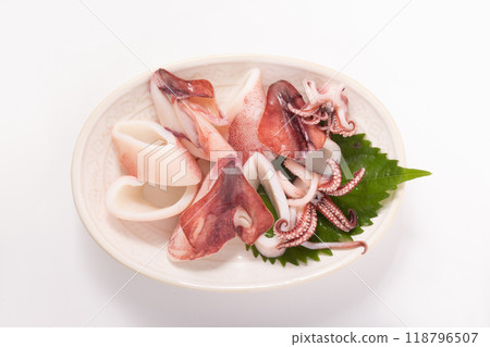 Boiled spear squid (for eating raw) Boiled spear squid (for eating raw) 118796507
