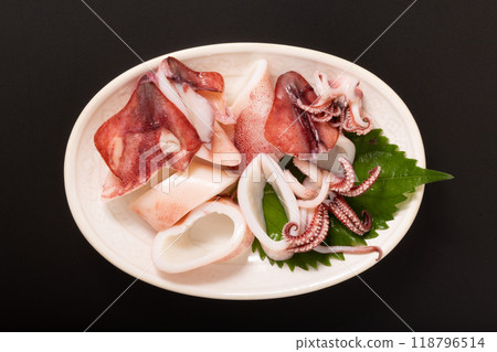 Boiled spear squid (for eating raw) Boiled spear squid (for eating raw) 118796514