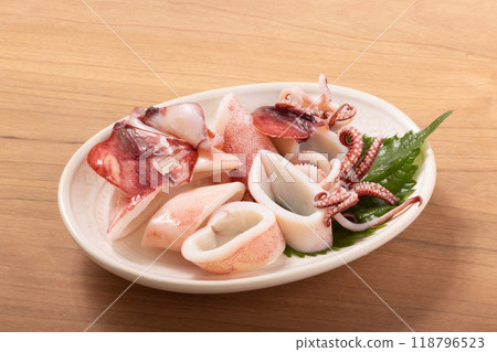 煮魷魚（生吃） 118796523