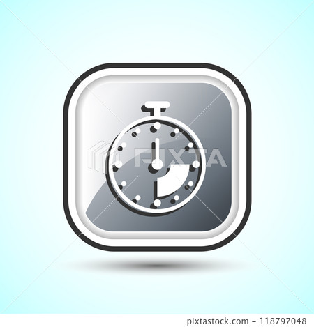 Clock Icon Design Illustration, Watch Icon For Apps and Websites 118797048