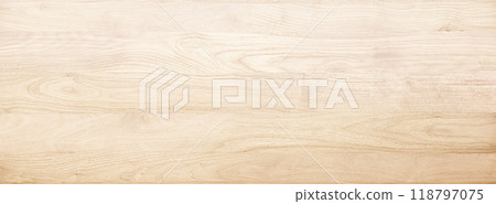 Background image of a horizontal board of walnut white wood grain 118797075
