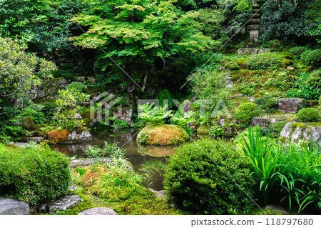 Jikkoin (priest's quarters of Gyozan Ohara Temple), Garden (Keishin-en), Ohara Shorin-incho, Sakyo Ward, Kyoto City 118797680