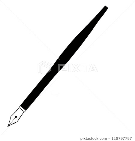 Dip pen - simple illustrations Dip pen - simple illustrations 118797797