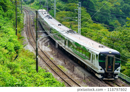 The Tanigawadake Mogura train, an access train to Japan's No. 1 mole station 118797802
