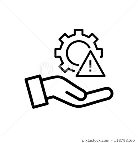 Risk Management Icon vector 118798160