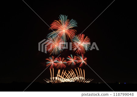 A feast of the four major fireworks makers <Tone River Fireworks Festival 2024> 118799048