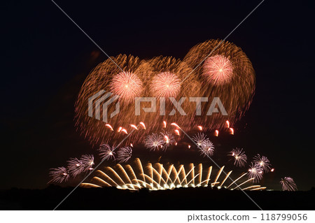 A feast of the four major fireworks makers <Tone River Fireworks Festival 2024> 118799056