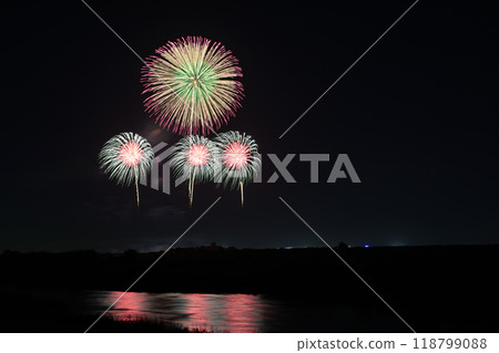A feast of the four major fireworks makers <Tone River Fireworks Festival 2024> A feast of the four major fireworks makers <Tone River Fireworks Festival 2024> 118799088