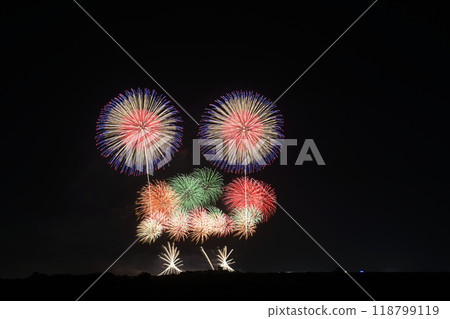 四大花火大師的盛宴<利根川花火大會2024> 四大花火大師的盛宴<利根川花火大會2024> 118799119