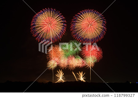 A feast of the four major fireworks makers <Tone River Fireworks Festival 2024> 118799327
