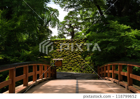 100 famous castles in Japan and Komoro castle 100 famous castles in Japan and Komoro castle 118799652