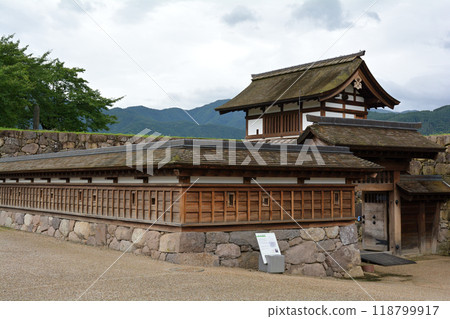 100 famous castles in Japan and Matsushiro Castle 118799917