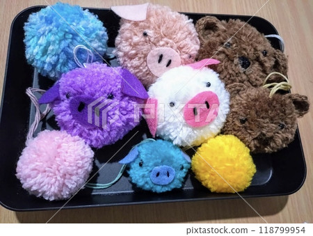 毛線絨球動物 118799954