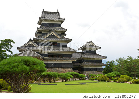 100 famous castles in Japan and Matsumoto castle 100 famous castles in Japan and Matsumoto castle 118800278