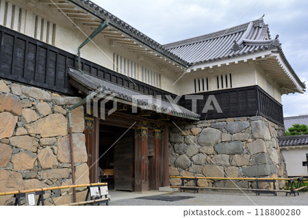 100 famous castles in Japan and Matsumoto castle 118800280