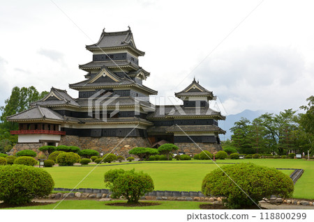 100 famous castles in Japan and Matsumoto castle 100 famous castles in Japan and Matsumoto castle 118800299