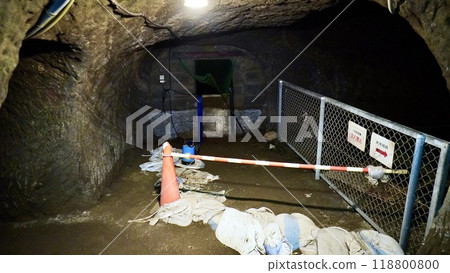 Inside the Akayama underground bunker site in Tateyama Inside the Akayama underground bunker site in Tateyama 118800800