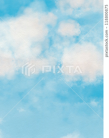 A soft watercolor blue sky A soft watercolor blue sky 118800875