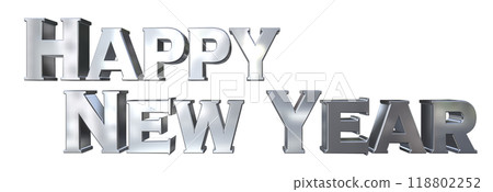 3DCG角色「新年快樂/新年快樂」銀、銀 118802252