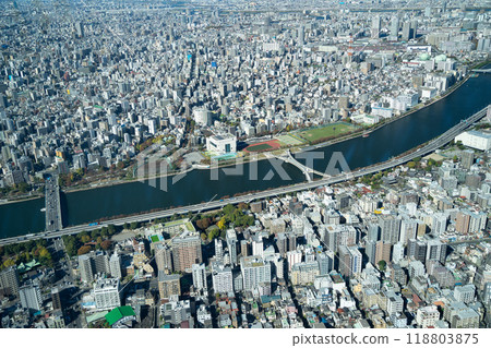 Scenery seen from Sky Tree 118803875