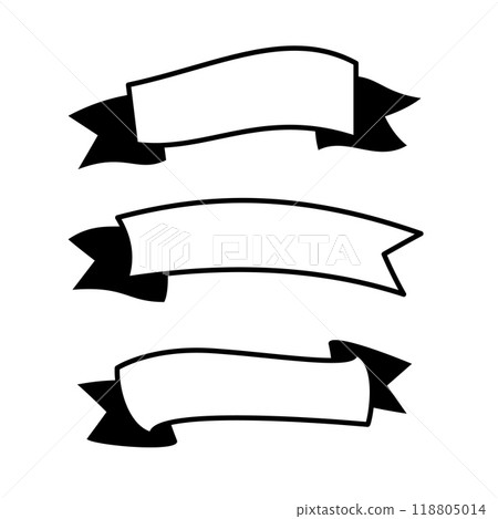 Set of ribbons and labels - design elements on white background. Set of ribbons and labels - design elements on white background. 118805014