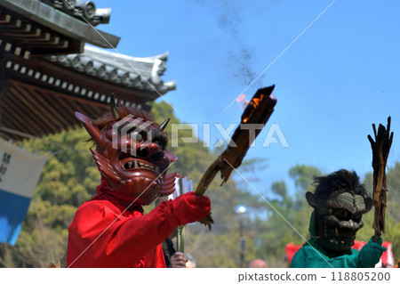 鬼追節 日光山常樂寺 加古川市上正町 鬼追節 日光山常樂寺 加古川市上正町 118805200