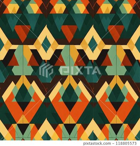 pattern with elements set of patterns in style-插圖素材 [118805573] - PIXTA圖庫