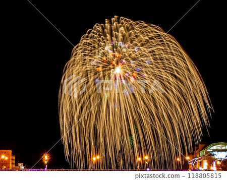 Kushiro's fireworks are three-shaku balls Kushiro's fireworks are three-shaku balls 118805815