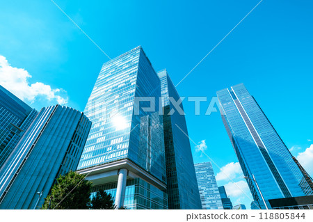 東京都會風景梶橋十字路口〜八重洲2024.09 c-4淺色 118805844