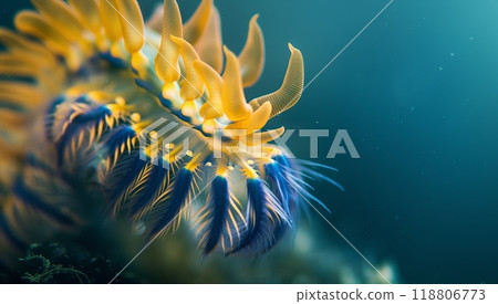 Close-Up of Colorful Sea Creature: Marine Biology Exploration. High quality photo 118806773