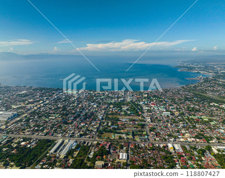 General Santos City view from above. Mindanao, Philippines. Cityscape. 118807427
