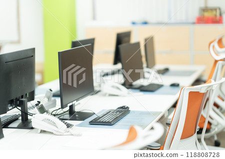 Stylish office, unmanned Stylish office, unmanned 118808728