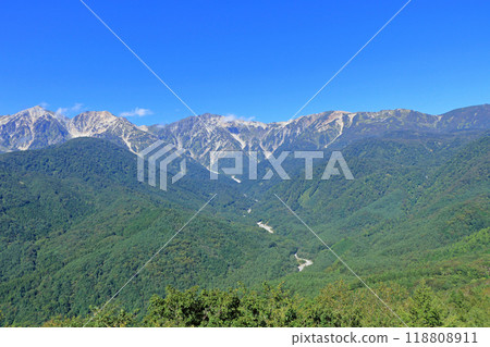 從白馬山港口看到的北阿爾卑斯山 118808911