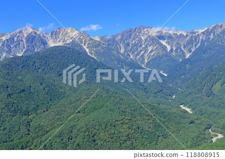 從白馬山港口看到的北阿爾卑斯山 118808915