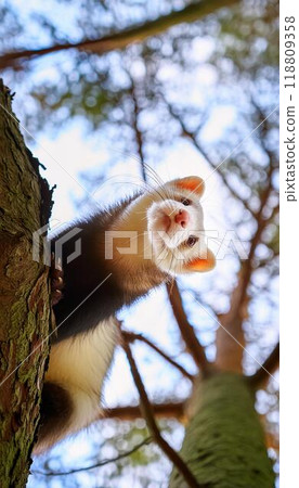 可愛的雪貂 118809358