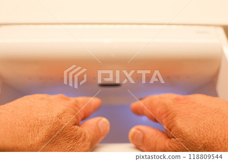 Hand dryer, hand washing, infection prevention 118809544