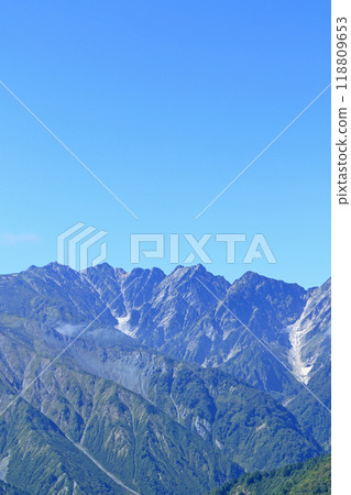 從白馬山港口看到的北阿爾卑斯山 118809653