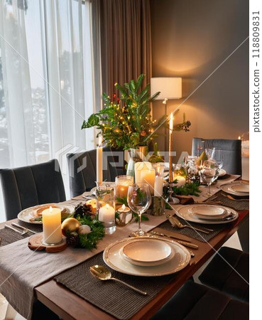 Luxurious dinner Luxurious dinner 118809831