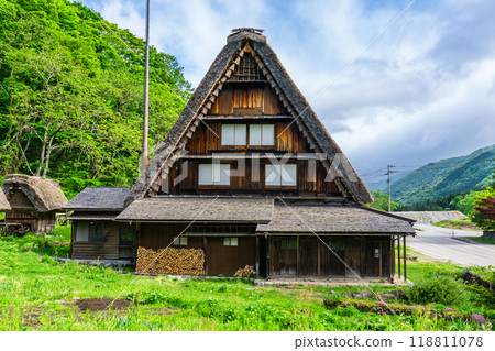 Former Endo Family Residence (Gabled Gassho-style house) in Oboro, Shirakawa Village, Ono District, Gifu Prefecture, Important Cultural Property Former Endo Family Residence (Gabled Gassho-style house) in Oboro, Shirakawa Village, Ono District, Gifu Prefecture, Important Cultural Property 118811078