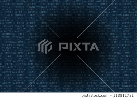 Information flow vulnerability. Binary code and black hole inside. 118811781