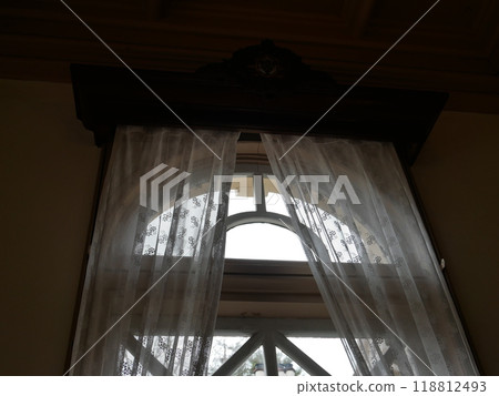 Beautiful curtains in a room Beautiful curtains in a room 118812493