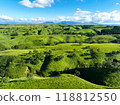 Vast hills and grasslands of "Oshidoishi Hill" in Minamioguni, Aso 01 118812550