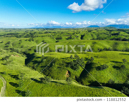 阿蘇南小國廣闊的丘陵和草原「押戶石山」03 118812552