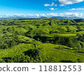 Vast hills and grasslands of "Oshidoishi Hill" in Minamioguni, Aso 04 118812553