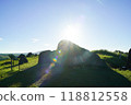 A mysterious giant rock at the summit of Oshidoishi Hill in Minamioguni, Aso 118812558
