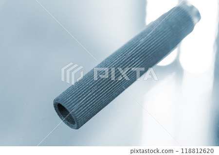 Object printed on 3D printer from metal powder using Metal Jet technology. High detailed detailing parts. Metal Jet. 3D-printed metal parts. Modern 3D printing, additive manufacturing technologies 118812620