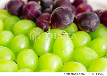 Shine Muscat and Nagano Purple Shine Muscat and Nagano Purple 118813562